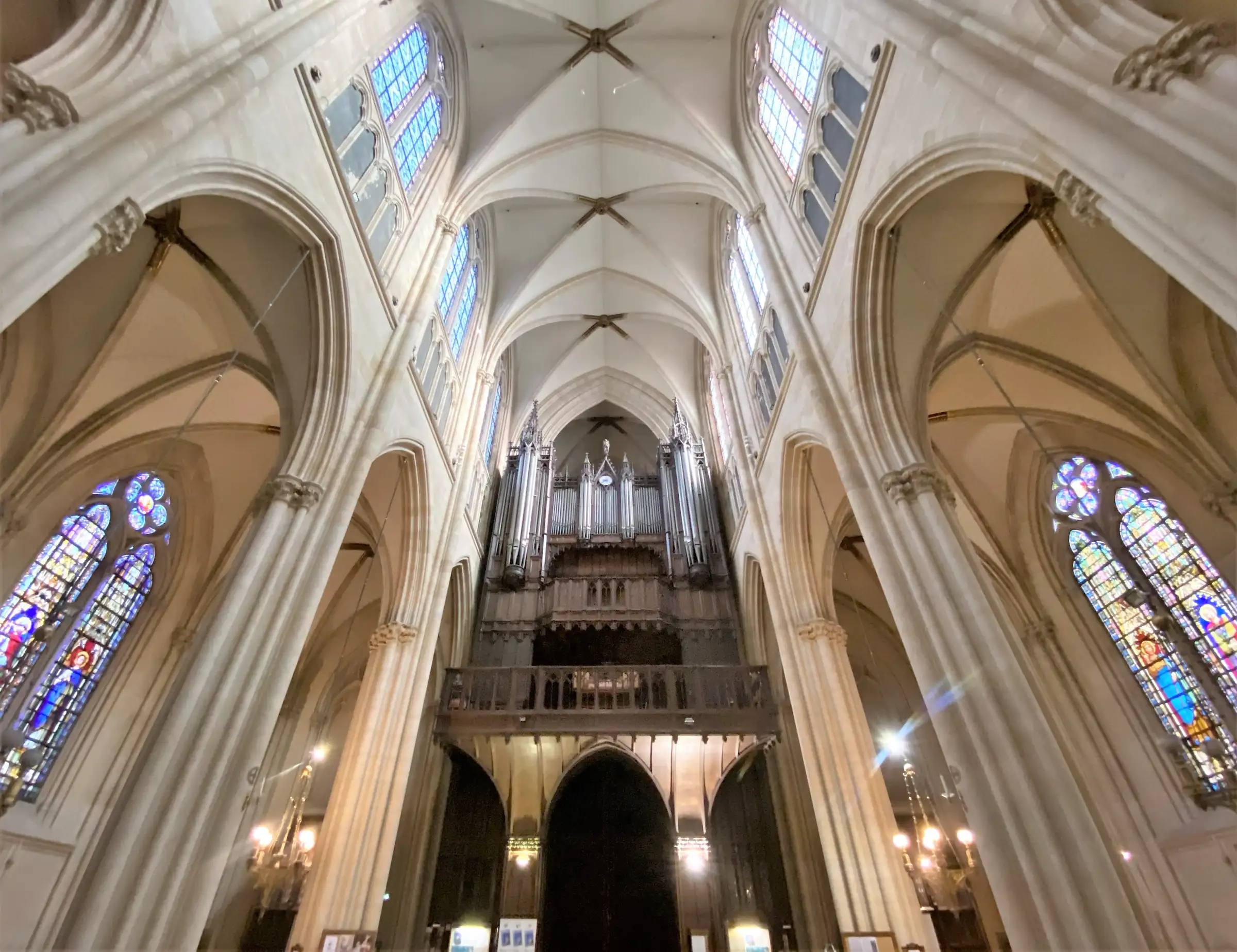 the great organ at sainte clotilde paris
