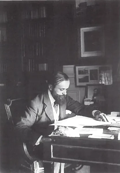 Charles Tournemire at desk Ianco 07
